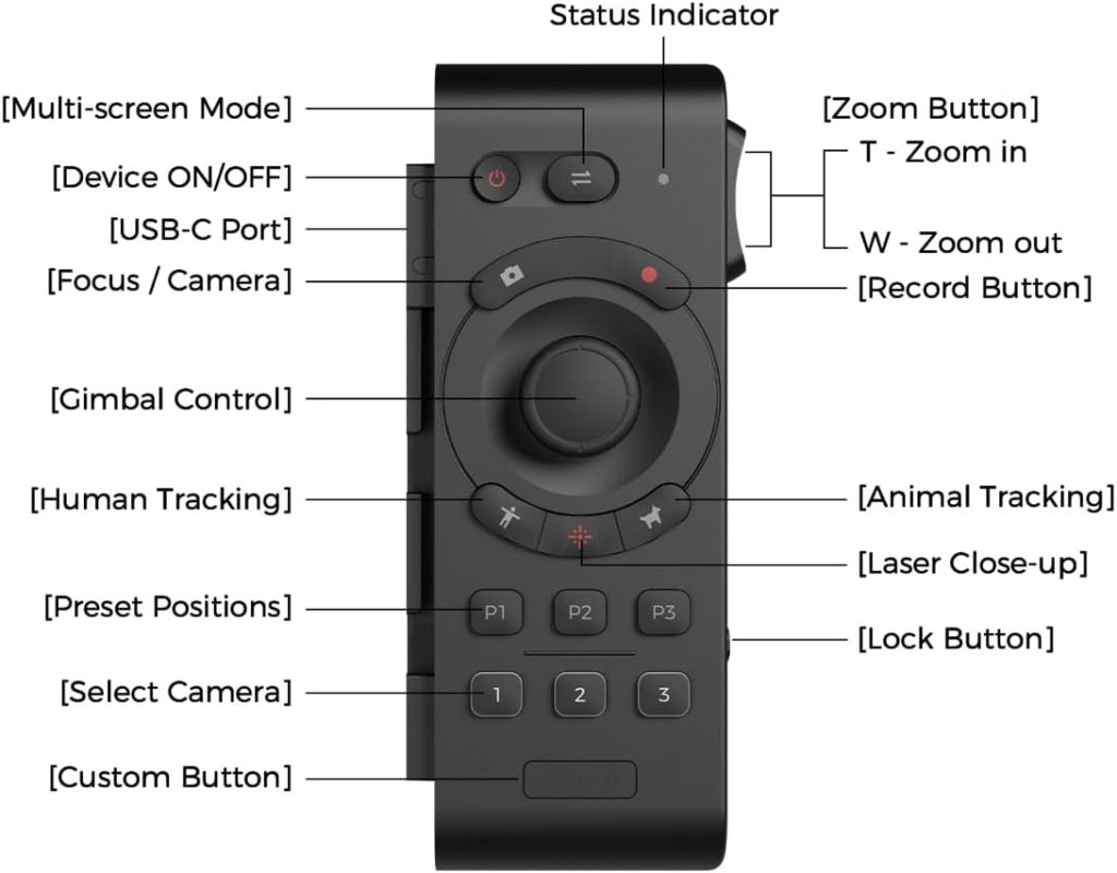 OBSBOT Tail Air NDI Streaming Camera 4K, AI Tracking PTZ Camera with Intelligent APP, Gesture Control, HDMI/USB-C/Wireless Webcam, Video Camera Live Stream for YouTube, Chruch, Worship, Creator, etc.